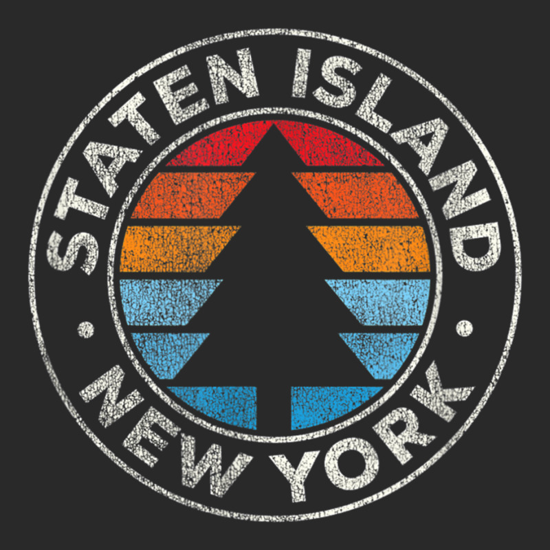 Staten Island New York Ny Vintage Graphic Retro 70s T Shirt Printed hat by cm-arts | Artistshot