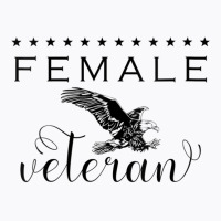 Womens Female Veteran Gift Women Girls Retired Military Soldiers V Nec T-shirt | Artistshot