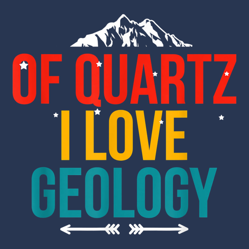 Of Quartz I Love Geology Puns Geologist Hunting For Rocks T Shirt Ladies Denim Jacket by puetzee | Artistshot