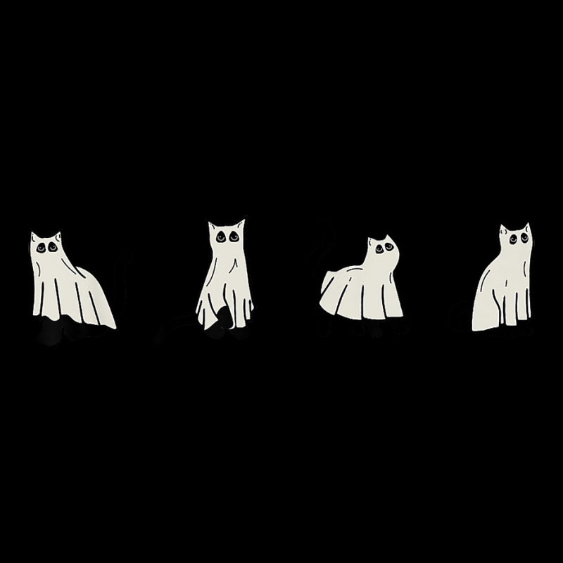 Halloween Ghost Cats Cute Cats In Ghost Costumes Fall Design T Shirt Baby Bibs | Artistshot