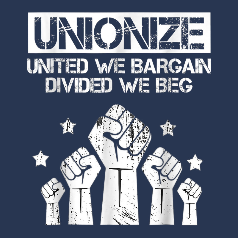 Labor Day Worker Unionize United We Bargain Divided We Beg T Shirt Men Denim Jacket | Artistshot