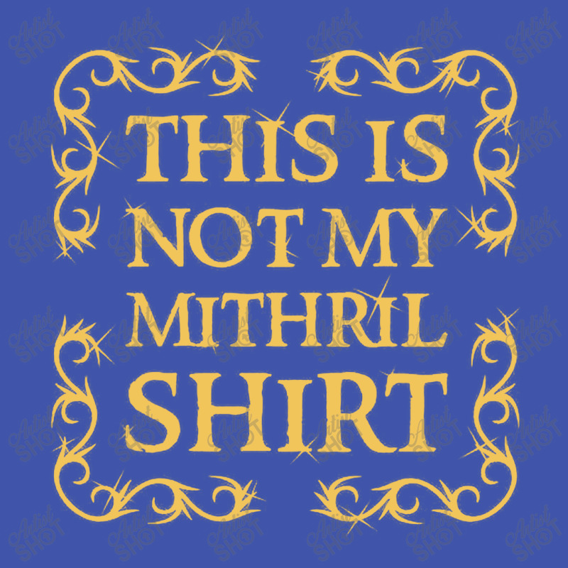 Not My Shirt   Mithril Youth Hoodie by larsbeelzebub | Artistshot