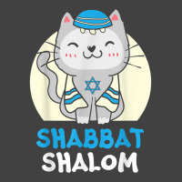 Shabbat Shalom Cat Lover Holy Day Judaism Yom Kippur T Shirt Vintage T-shirt | Artistshot