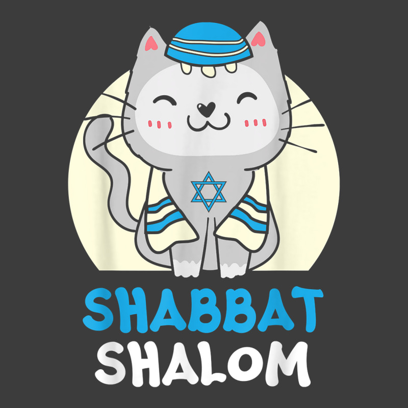 Shabbat Shalom Cat Lover Holy Day Judaism Yom Kippur T Shirt Men's Polo Shirt | Artistshot