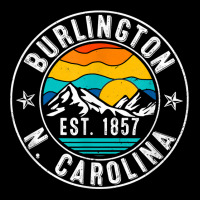 Retro 70s 80s Burlington North Carolina Nc T Shirt Adjustable Cap | Artistshot