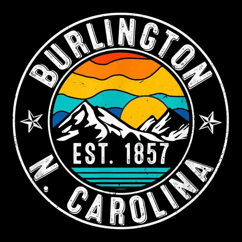 Retro 70s 80s Burlington North Carolina Nc T Shirt Adjustable Cap | Artistshot