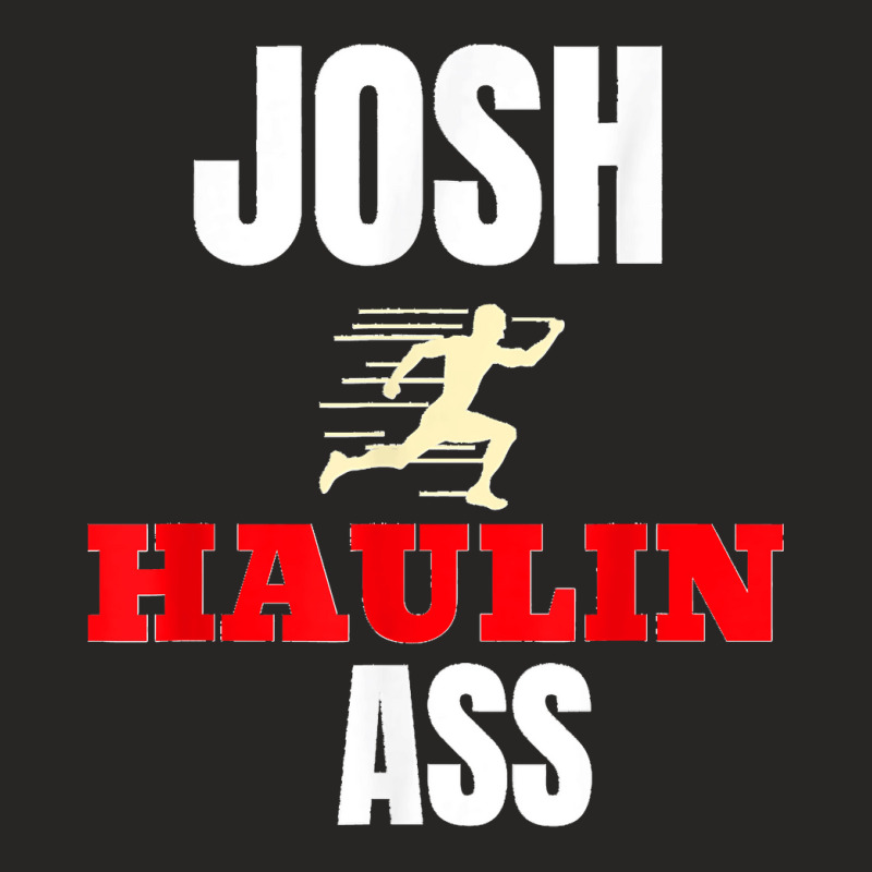 Josh Hawley Running Haulin Free Funny Tee Ladies Fitted T-Shirt by LisaMarieRangel | Artistshot