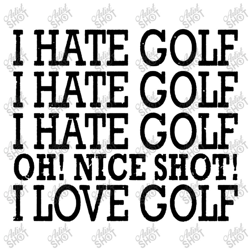 I Hate Golf Oh Nice V-neck Tee | Artistshot