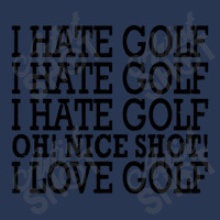 I Hate Golf Oh Nice Men Denim Jacket | Artistshot