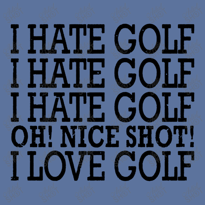 I Hate Golf Oh Nice Lightweight Hoodie | Artistshot