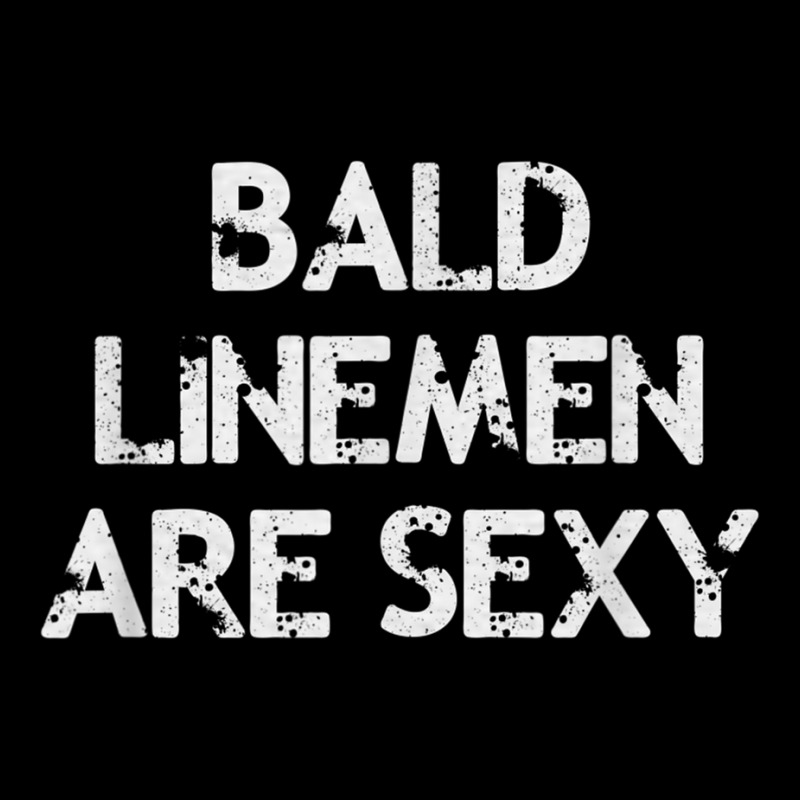 Bald Linemen T Shirt Funny Gift For Bald Men Lineman Job T Shirt Adjustable Cap | Artistshot