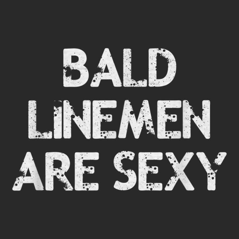 Bald Linemen T Shirt Funny Gift For Bald Men Lineman Job T Shirt Printed Hat | Artistshot