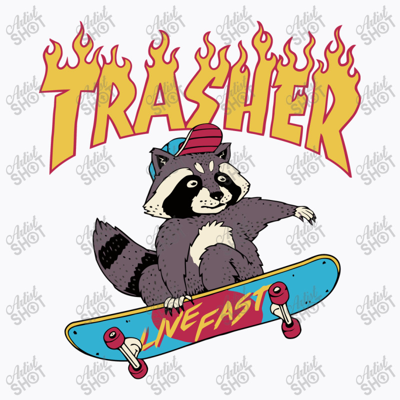 Trasher Skateboard T-shirt | Artistshot