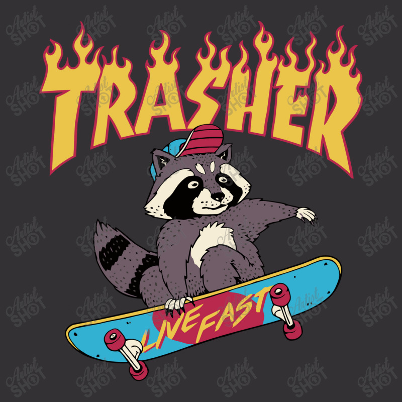Trasher Skateboard Vintage Hoodie | Artistshot