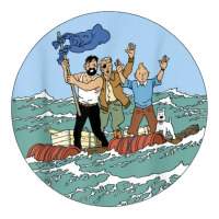 Tin Tin Sea Adventure With Captain Haddock T Shirt Men's T-shirt Pajama Set | Artistshot