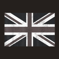 Distressed Black And White British Flag Great Britain Flag T Shirt Tank Top | Artistshot