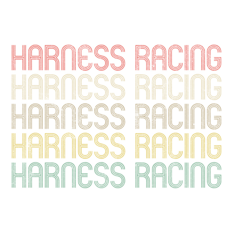 Retro Style Harness Racing Design Sticker | Artistshot