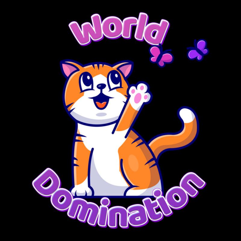 Cat And Butterflies World Domination Cute Colorful Cartoon Pullover Ho Zipper Hoodie by cm-arts | Artistshot