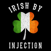 Funny Irish By Injections T Shirt   St Patricks Day Gift T Shirt Adjustable Cap | Artistshot