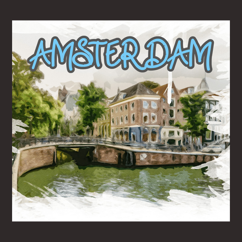 Amsterdam Skyline New Year- Amsterdam Skyline Art Racerback Tank by ReginaldDixon | Artistshot