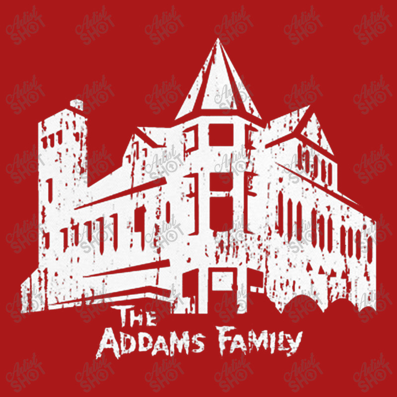 Addams Family Manor, Distressed   The Addams Family Adjustable Cap by larsbeelzebub | Artistshot