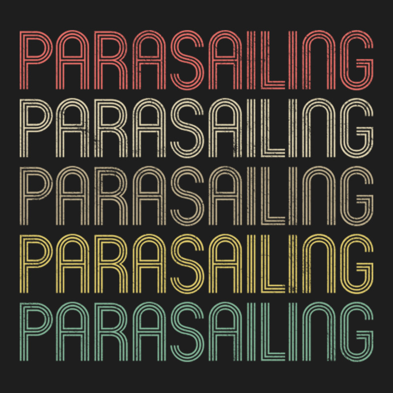 Retro Style Parasailing Design Classic T-shirt by cm-arts | Artistshot