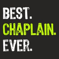 Best Chaplain Ever Tank Top Ladies Fitted T-shirt | Artistshot