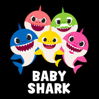 Pinkfong Baby Shark Family  With Text Adjustable Cap | Artistshot