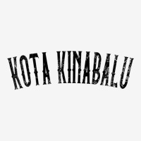 Kota Kinabalu Malaysia Vintage Black Text Apparel T Shirt Adjustable Cap | Artistshot