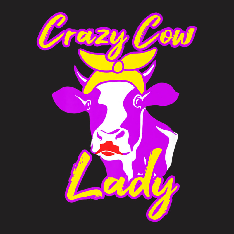 Cow Crazy Lady T Shirt Dairy Farmer Whisperer Gift Women T-shirt | Artistshot