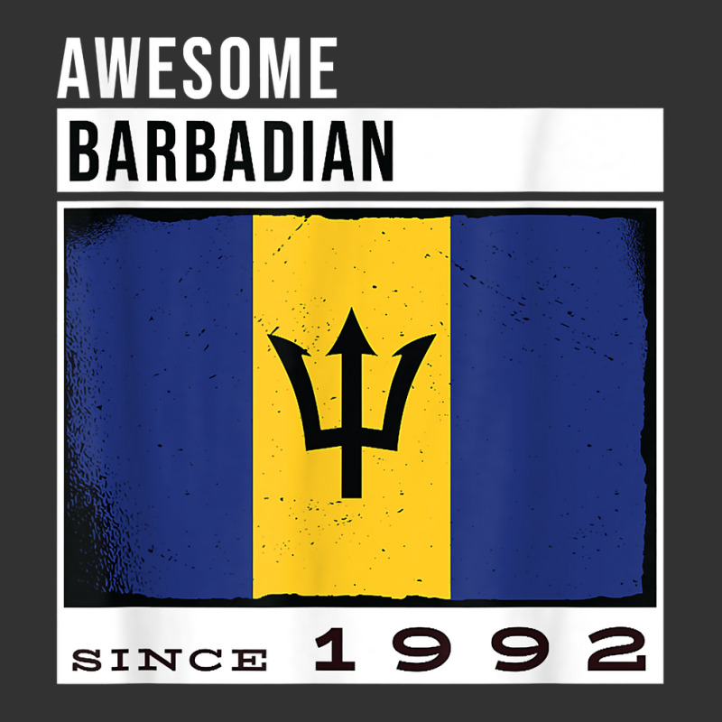 Awesome Barbadian Since 1992   Barbadian 30th Birthday T Shirt Baby Bodysuit by spizerrleppleq | Artistshot