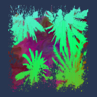 Palm Trees Art T  Shirt Palm Tree Silhouette Stormy Sky Abstract Backg Men Denim Jacket | Artistshot