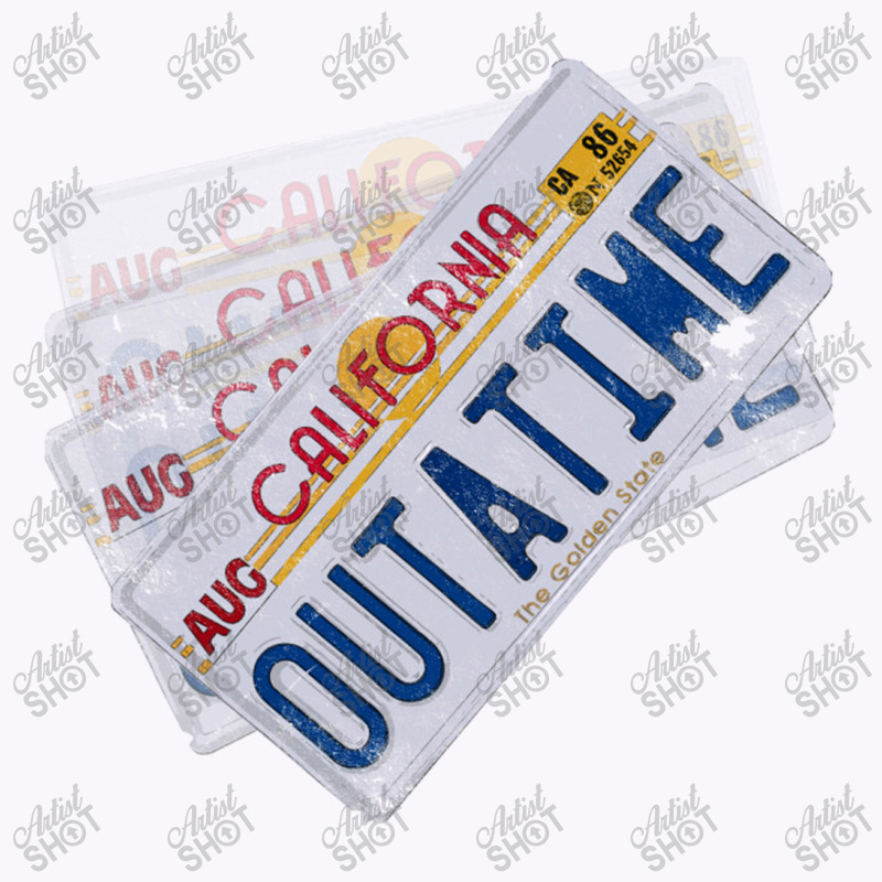 Back To The Future License Plate, Distressed   Back To The Future Tank Top by larsbeelzebub | Artistshot