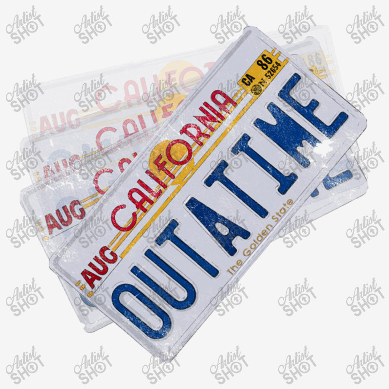 Back To The Future License Plate, Distressed   Back To The Future Classic T-shirt by larsbeelzebub | Artistshot