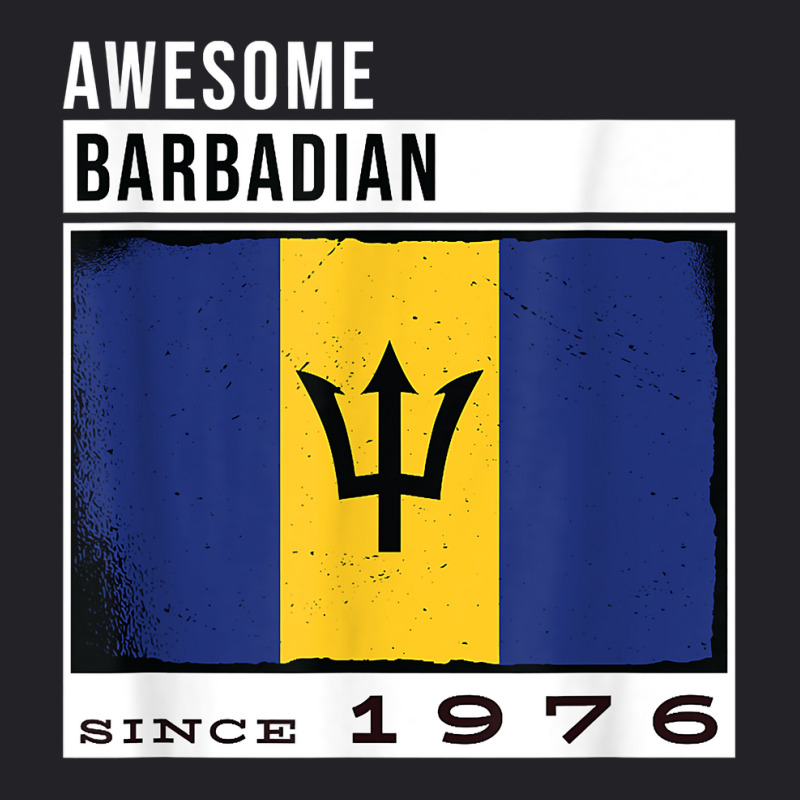 Awesome Barbadian Since 1976   Barbadian 46th Birthday T Shirt Youth Tee by pilusoekyokeln | Artistshot