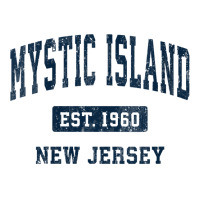 Womens Mystic Island New Jersey Nj Vintage Athletic Sports Design V Ne Men's 3/4 Sleeve Pajama Set | Artistshot