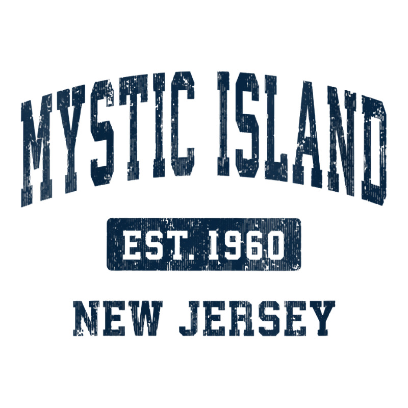 Womens Mystic Island New Jersey Nj Vintage Athletic Sports Design V Ne Men's 3/4 Sleeve Pajama Set by cm-arts | Artistshot