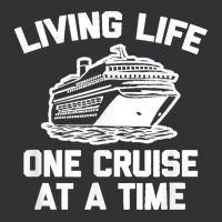 Living Life One Cruise At A Time Shirt Funny Vacation Cruise Vintage Short | Artistshot