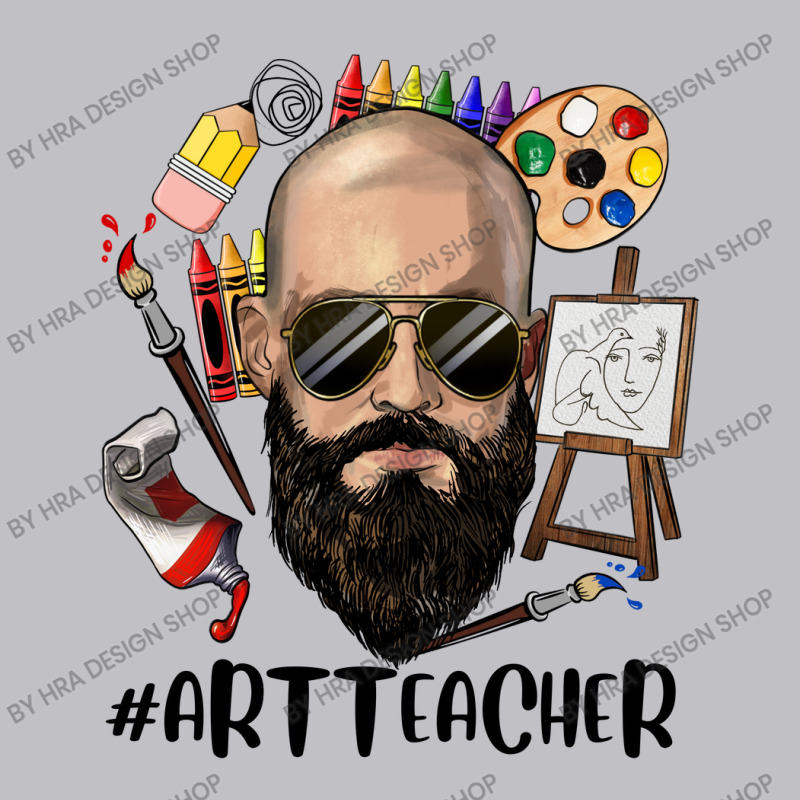 Bald Bearded Man Art Teacher Pocket T-shirt | Artistshot