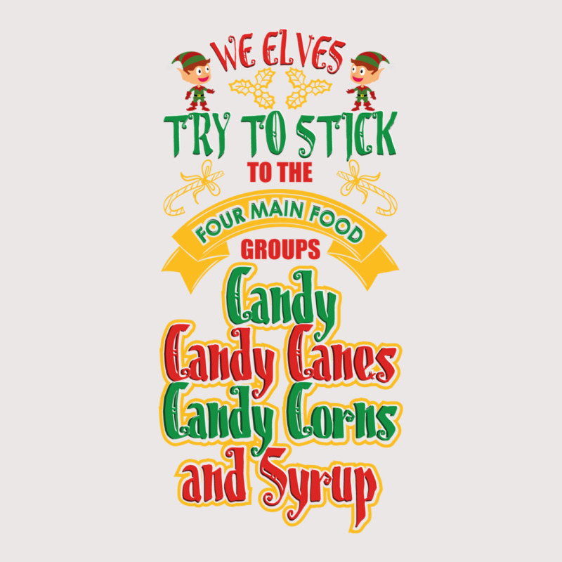 Elves Stick Four Main Groups Candy Canes Corns Syrup T Shirt Pocket T-Shirt by cm-arts | Artistshot