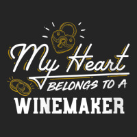 Womens My Heart Belongs To A Winemaker Gift V Neck T Shirt Unisex Hoodie | Artistshot