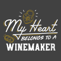 Womens My Heart Belongs To A Winemaker Gift V Neck T Shirt Vintage T-shirt | Artistshot