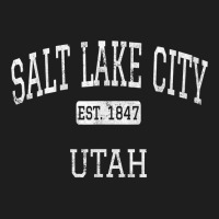 Salt Lake City Utah Ut Vintage T Shirt Classic T-shirt | Artistshot