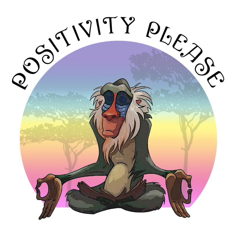 Positivity Please For Light Crop Top by autlu2024 | Artistshot