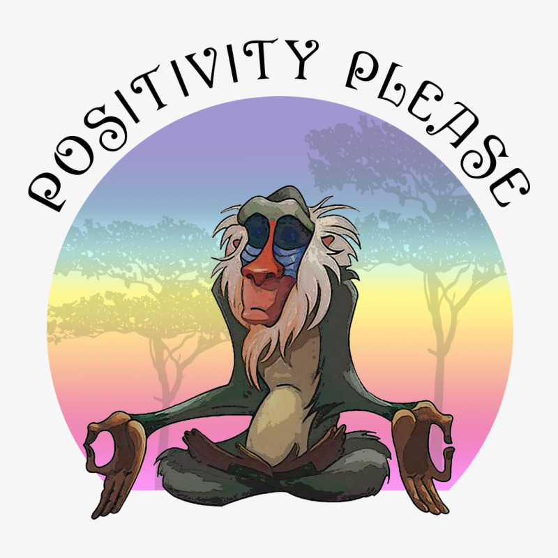 Positivity Please For Light Ladies Fitted T-Shirt by autlu2024 | Artistshot