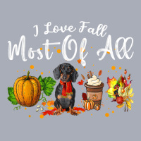 I Love Fall Most Of All Pumpkin Dachshund Autumn Season T Shirt Tank Dress | Artistshot