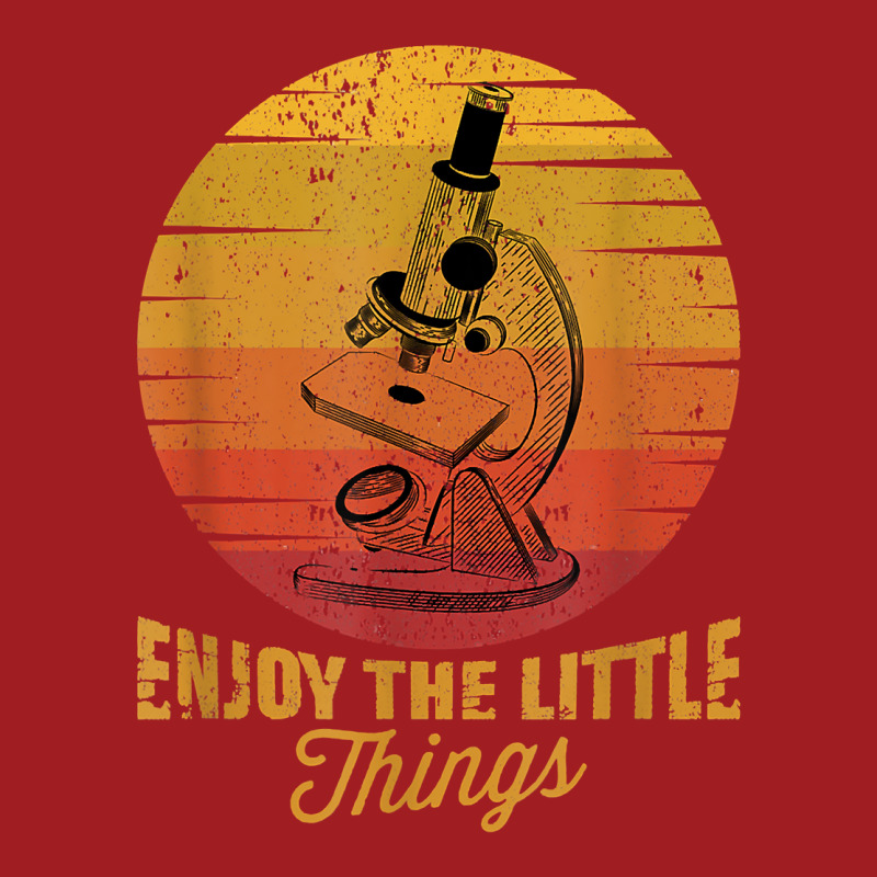 Enjoy The Little Things Microscope Microbiology Science T Shirt Waist Apron | Artistshot