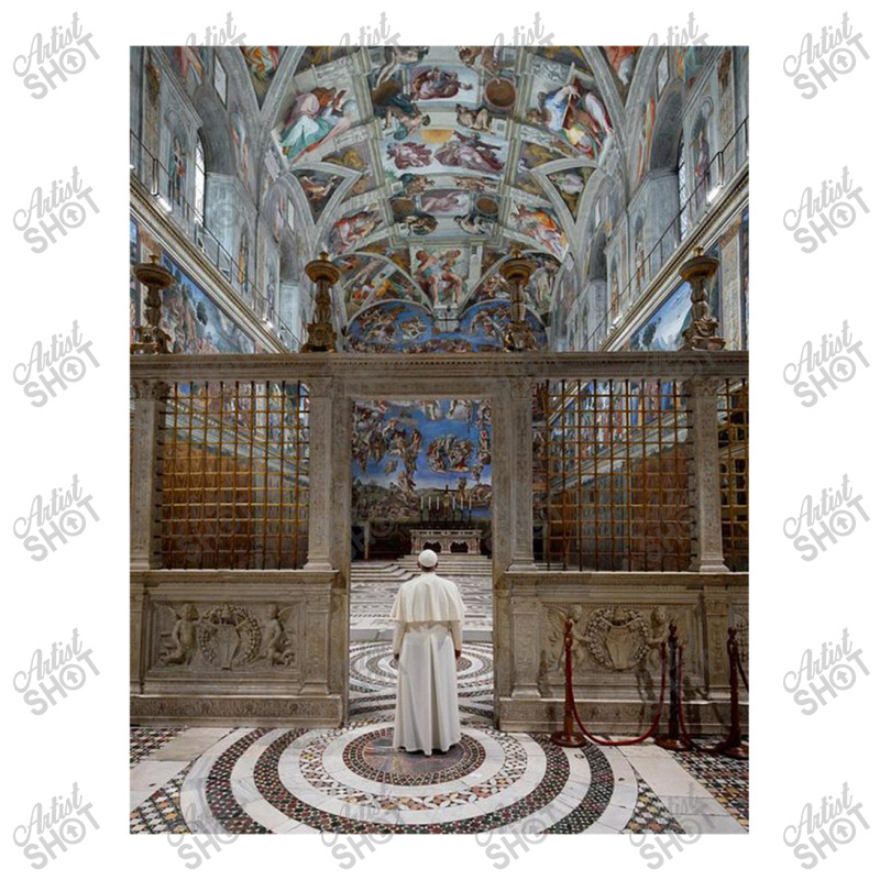 Pope Francis In Sistine Chapel Unisex Hoodie by gloomychuu | Artistshot