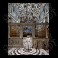 Pope Francis In Sistine Chapel Men's 3/4 Sleeve Pajama Set | Artistshot