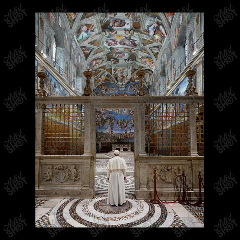 Pope Francis In Sistine Chapel Men's 3/4 Sleeve Pajama Set by gloomychuu | Artistshot